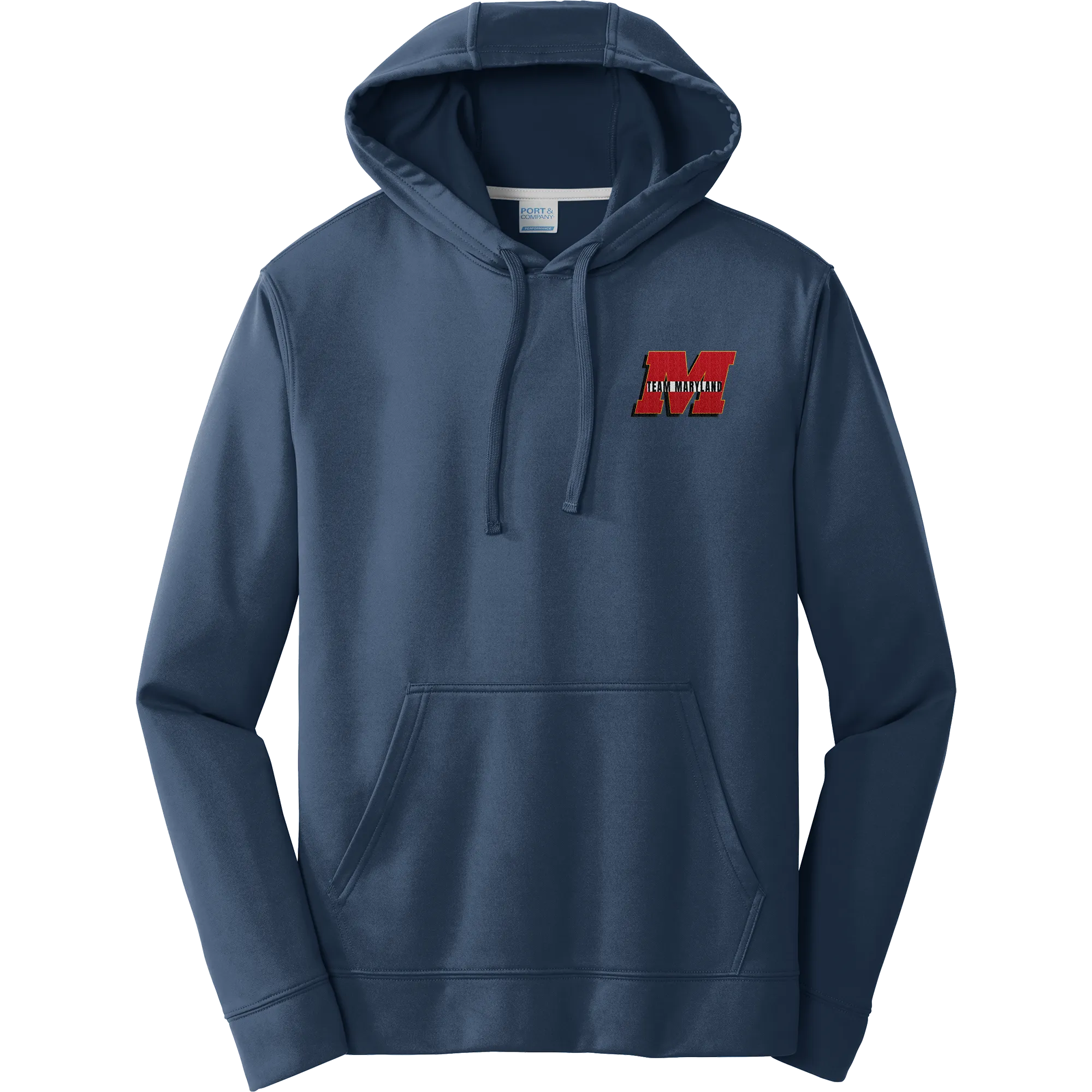 Team Maryland Performance Fleece Pullover Hooded Sweatshirt