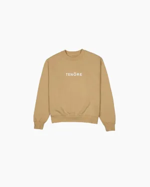 Tenore Logo Fleece Crew - KHAKI
