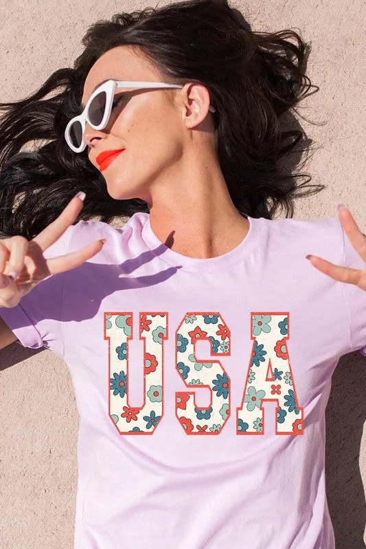 USA 4th Of July America Patriotic Graphic T Shirt