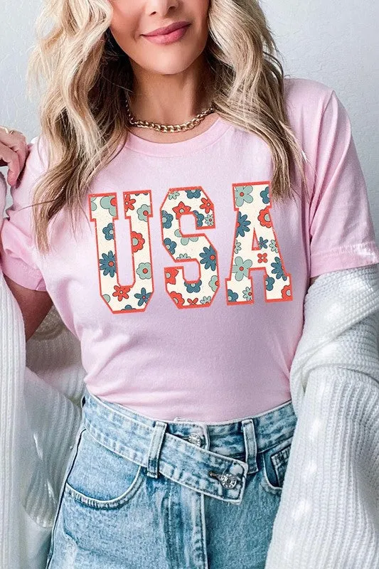 USA 4th Of July America Patriotic Graphic T Shirt