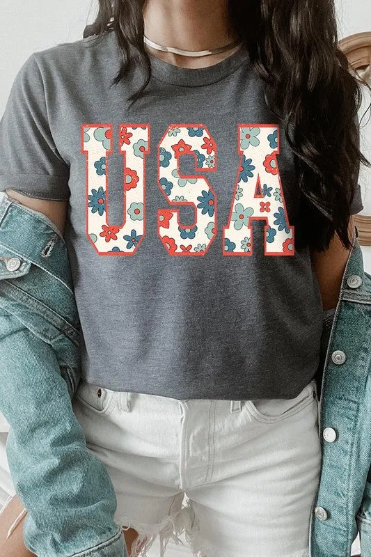 USA 4th Of July America Patriotic Graphic T Shirt