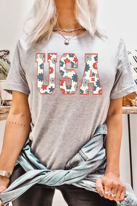 USA 4th Of July America Patriotic Graphic T Shirt