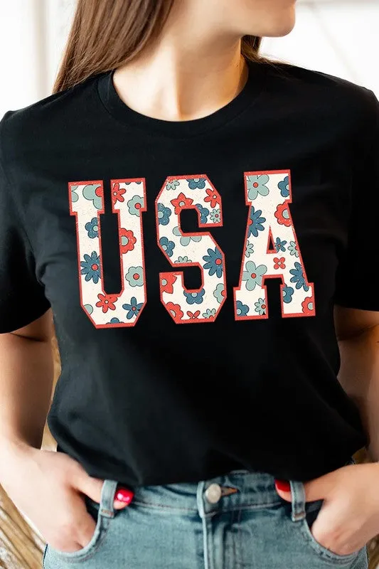 USA 4th Of July America Patriotic Graphic T Shirt