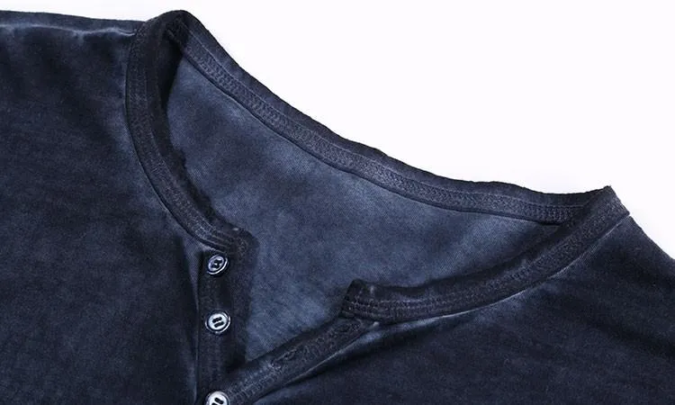 West Louis Designer Cotton Vintage Henry T Shirts