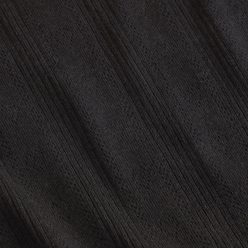 Women's Black Pointelle Leggings