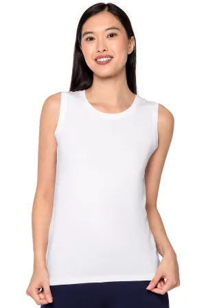 Women's Morada Everyday Basic Tank | White