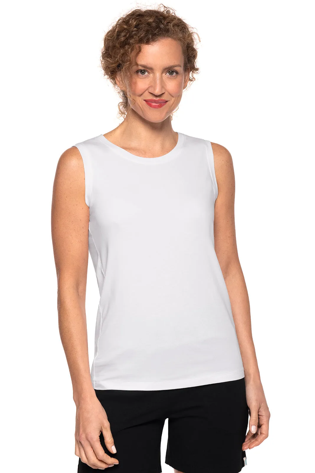 Women's Morada Everyday Basic Tank | White