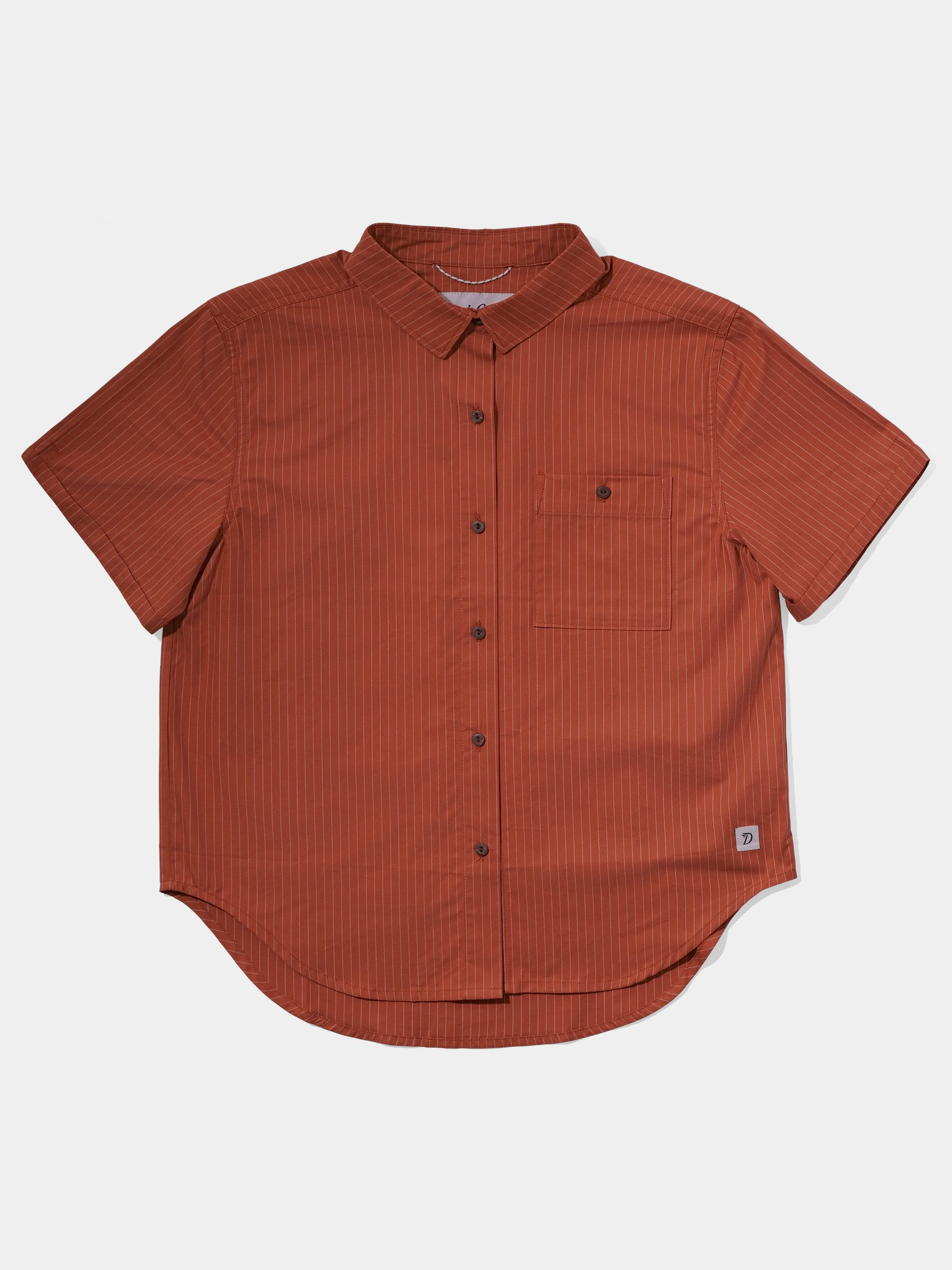 W's Creekside Shirt - Clay Pinstripe